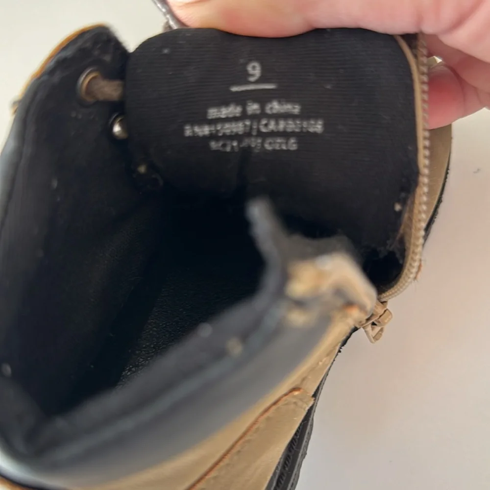 Rylee + Cru work boot olive little boys size 9